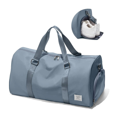 Gym Bag for Men Women with Shoe Compartment, Travel Duffle Bag
