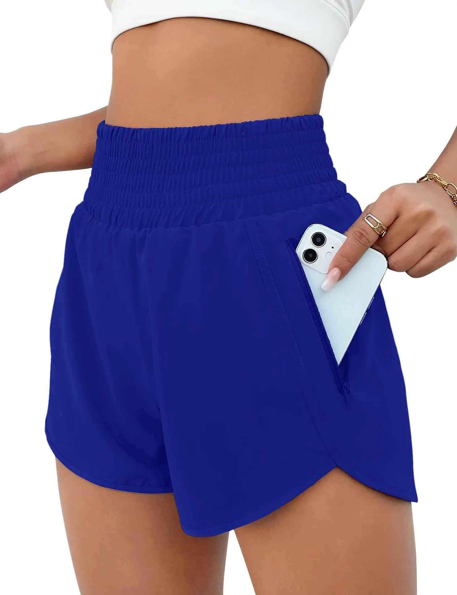 Women High Waist Shorts - Just Fit 