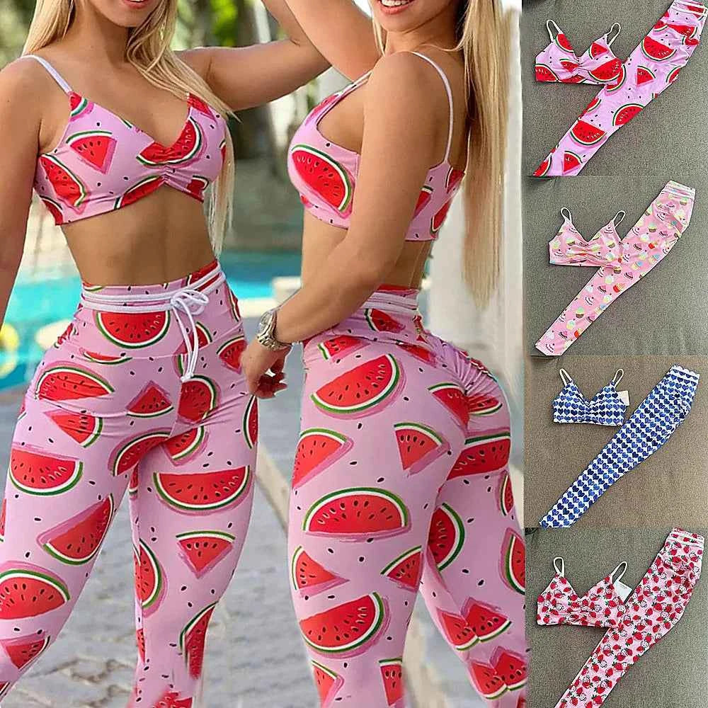 Women’s Scrunch leggings & Push Up Bra