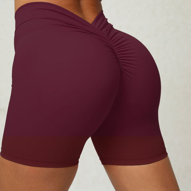Women’s  Deep V-shaped Scrunch Shorts