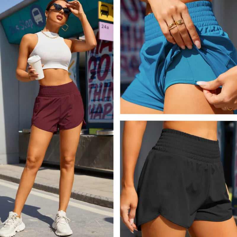 Women High Waist Shorts - Just Fit 