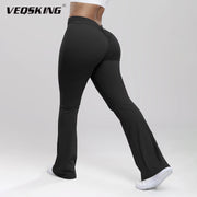 Women’s V Back Flared, Quick Drying Scrunch Pants