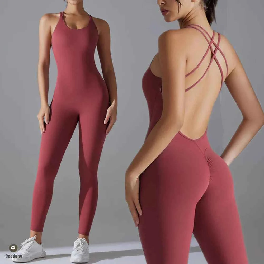 Women’s V Back Bodysuit Scrunch
