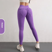 Women's High Waist Hip Lift Yoga Pants With Pockets