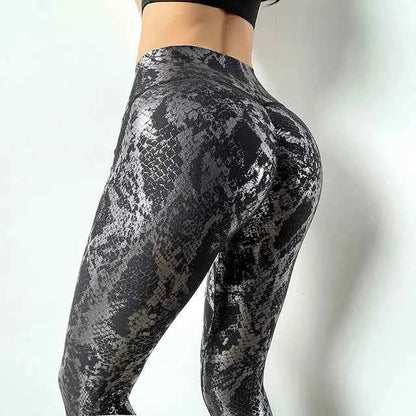 Skinny Stretch Foiled Yoga Pants