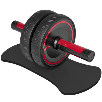 READAEER Metal Handle Ab Roller Wheel with Knee Pad