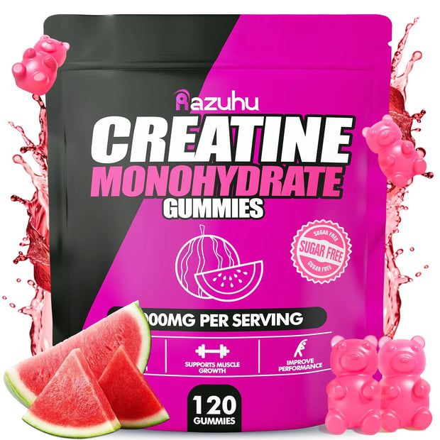 Razuhu Creatine Monohydrate Gummies 4g Creatine Monohydrate