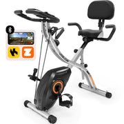 YOSUDA Exercise Bike 5 in 1 Folding Exercise Bike 330lbs Magnetic X-Bike with 16-Level