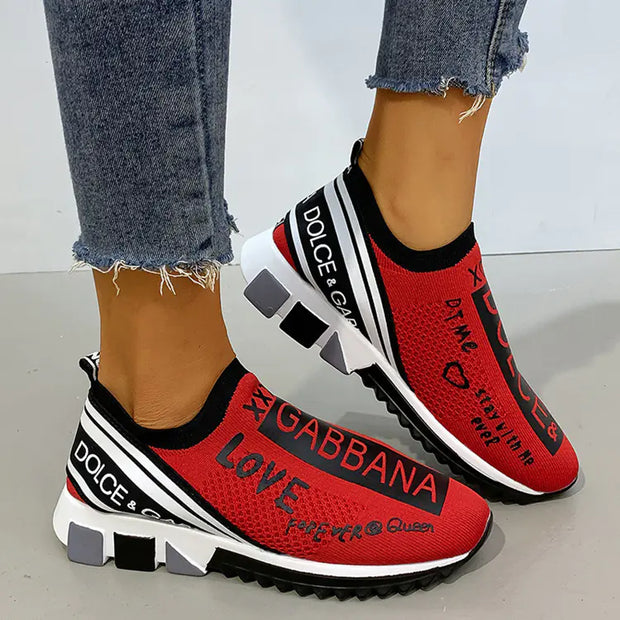 Women’s Plus Size Casual Sneakers - Korean Style 2020