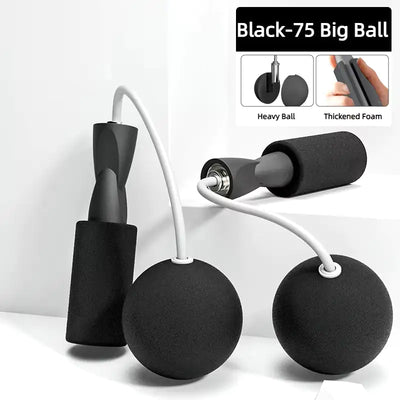 1Pcs Cordless Jump Rope Home Gym Equipment with Heavy Balls