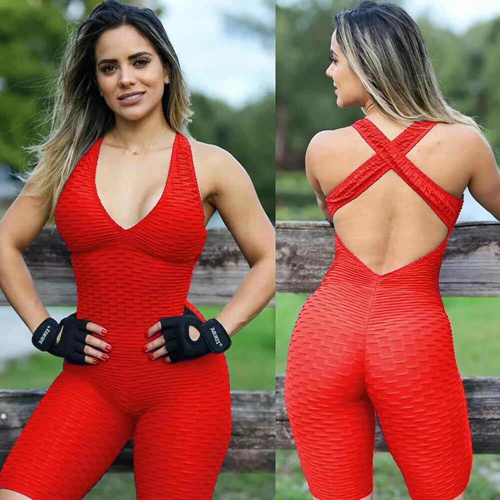 Women’s Jumpsuit Sleeveless Backcross - Just Fit 