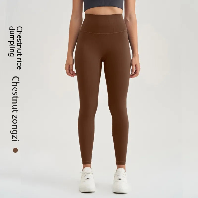Woman's High Waisted Leggings - Just Fit 