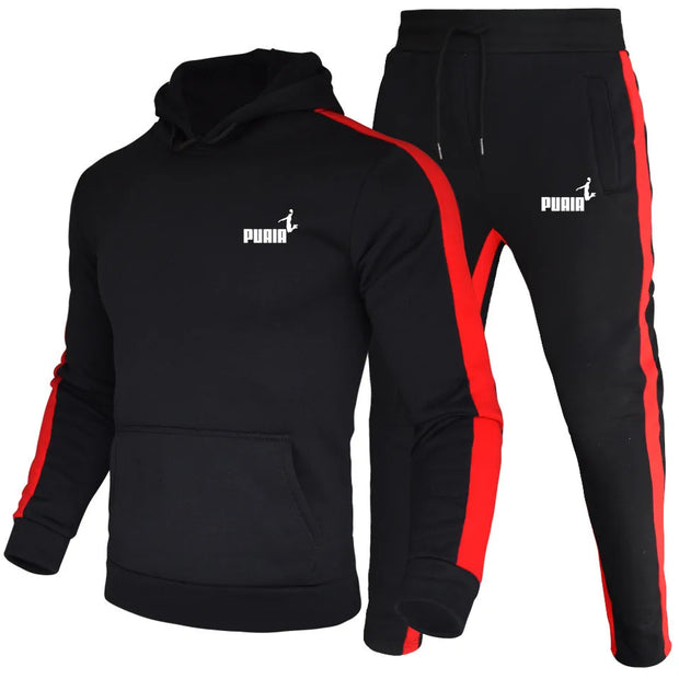 Quality Mens Tracksuit Casual Hooded