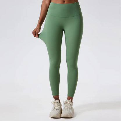 High Waist Butt Lift Leggings - Seamless Yoga Pants for Women - Just Fit 