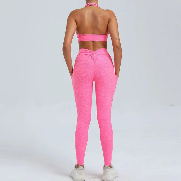 Women's Tracksuit Fitness Bra+High Waist Leggings