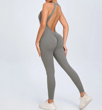 2025 Women's Halter Sports Romper - Just Fit 