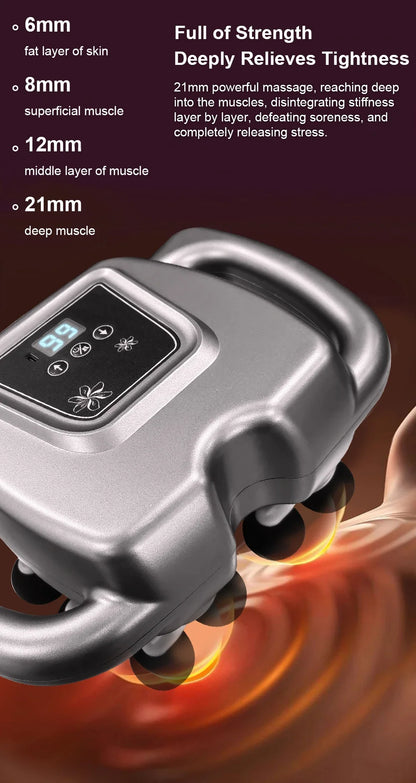 Fascia Muscle Massager Gun Sixteen-head High Frequency - Just Fit 