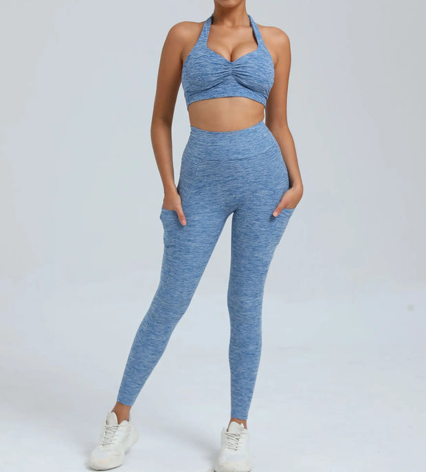 Women's Tracksuit Fitness Bra+High Waist Leggings