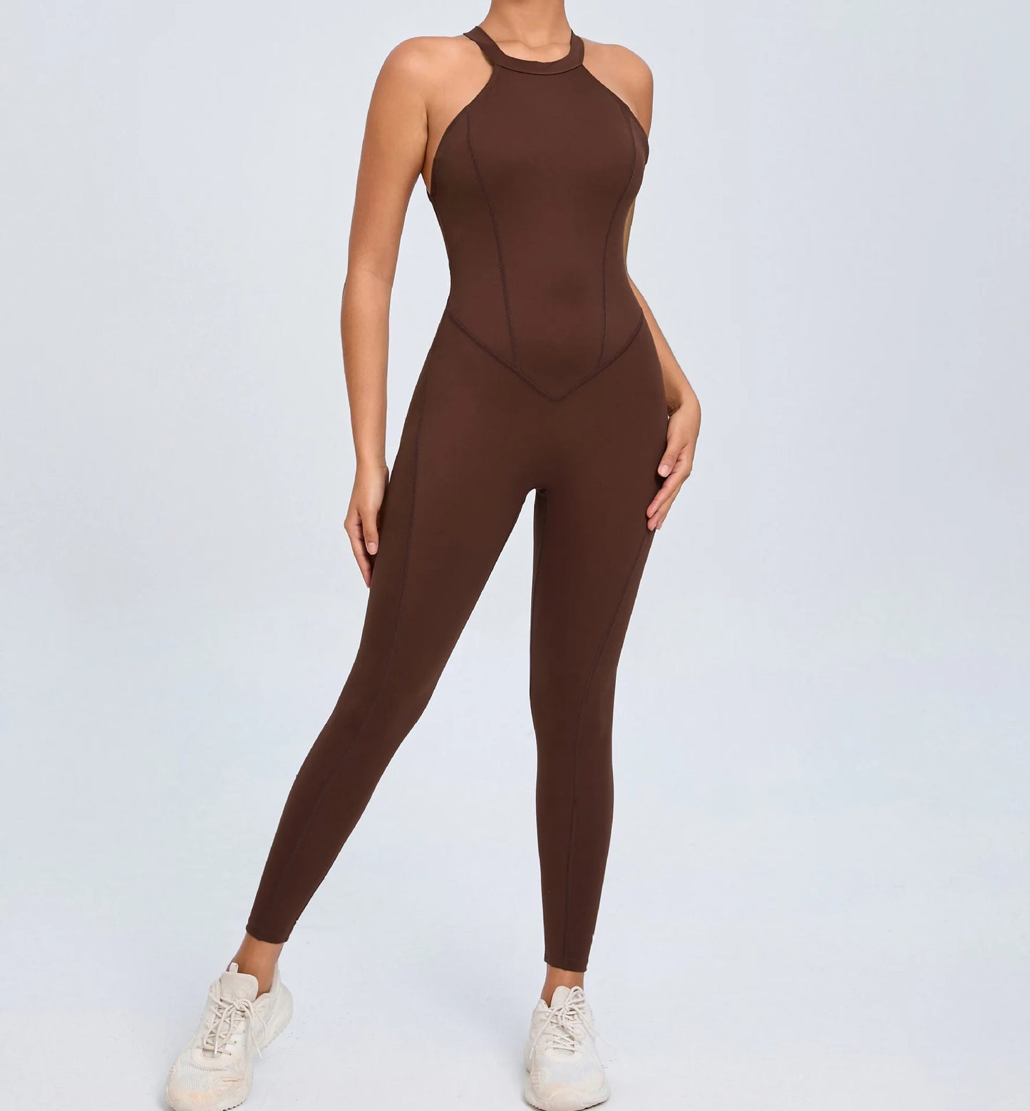 2025 Women's Halter Sports Romper - Just Fit 