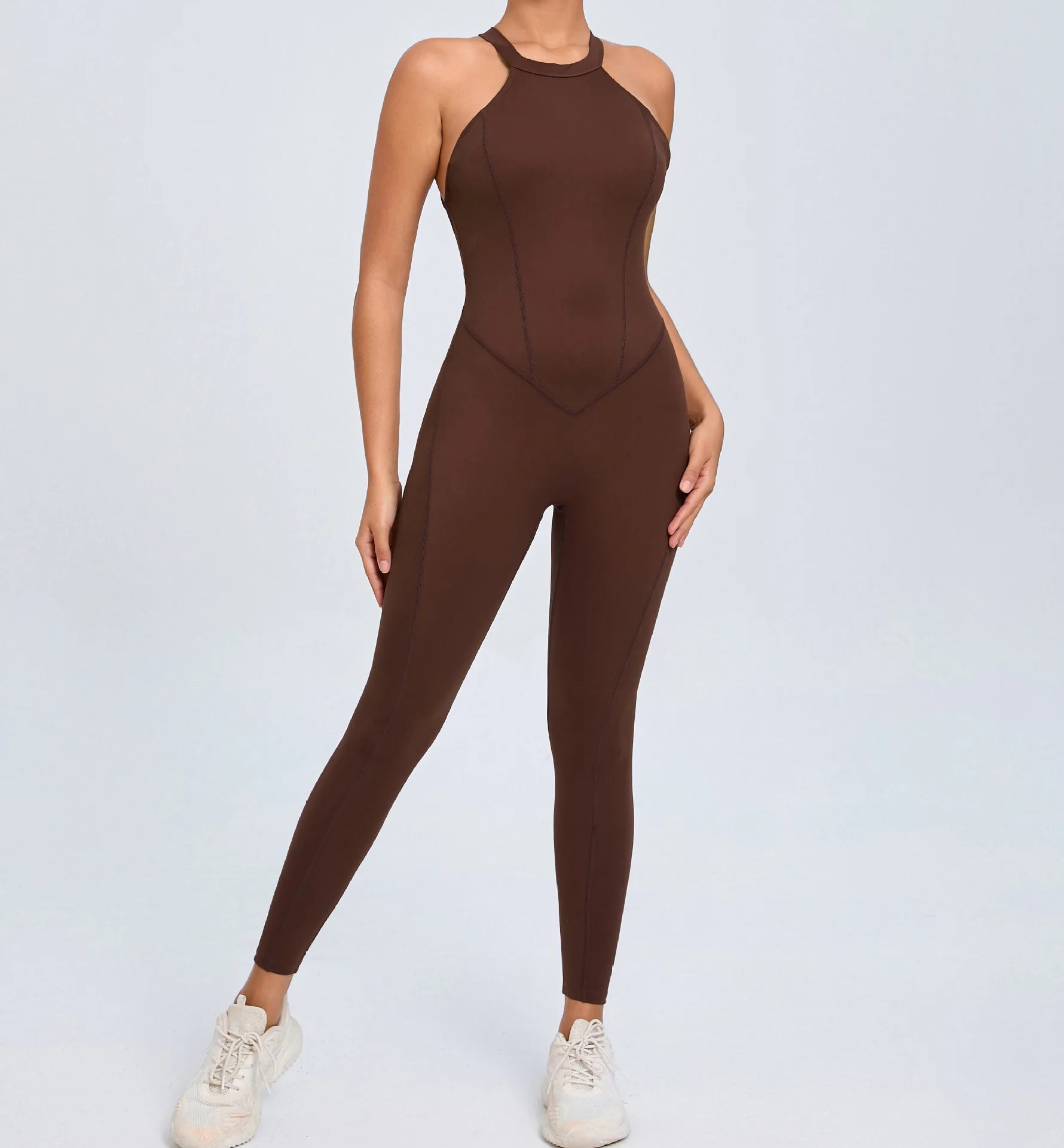 2025 Women's Halter Sports Romper - Just Fit 