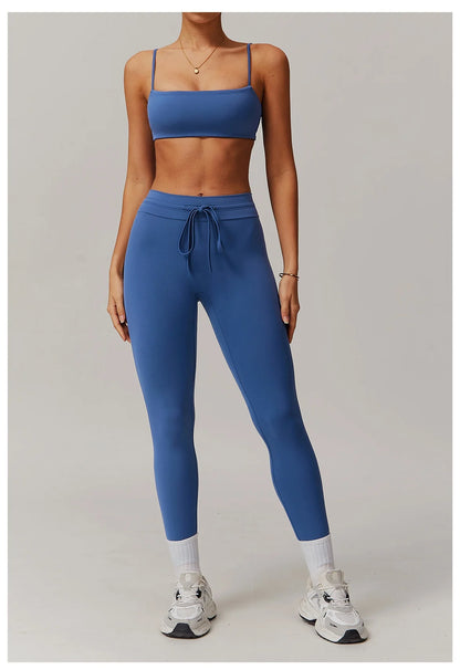 Women's Yoga Set Sports Bra & Leggings - Just Fit 