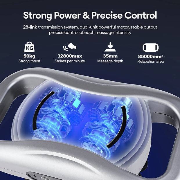 22-Head Fascia. High-Frequency Vibration Body Massage