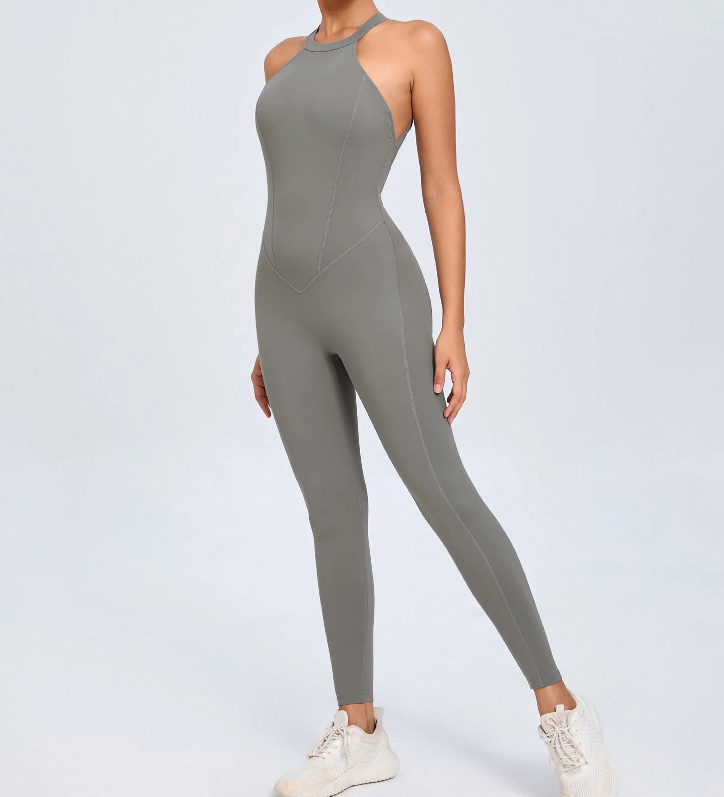 2025 Women's Halter Sports Romper - Just Fit 