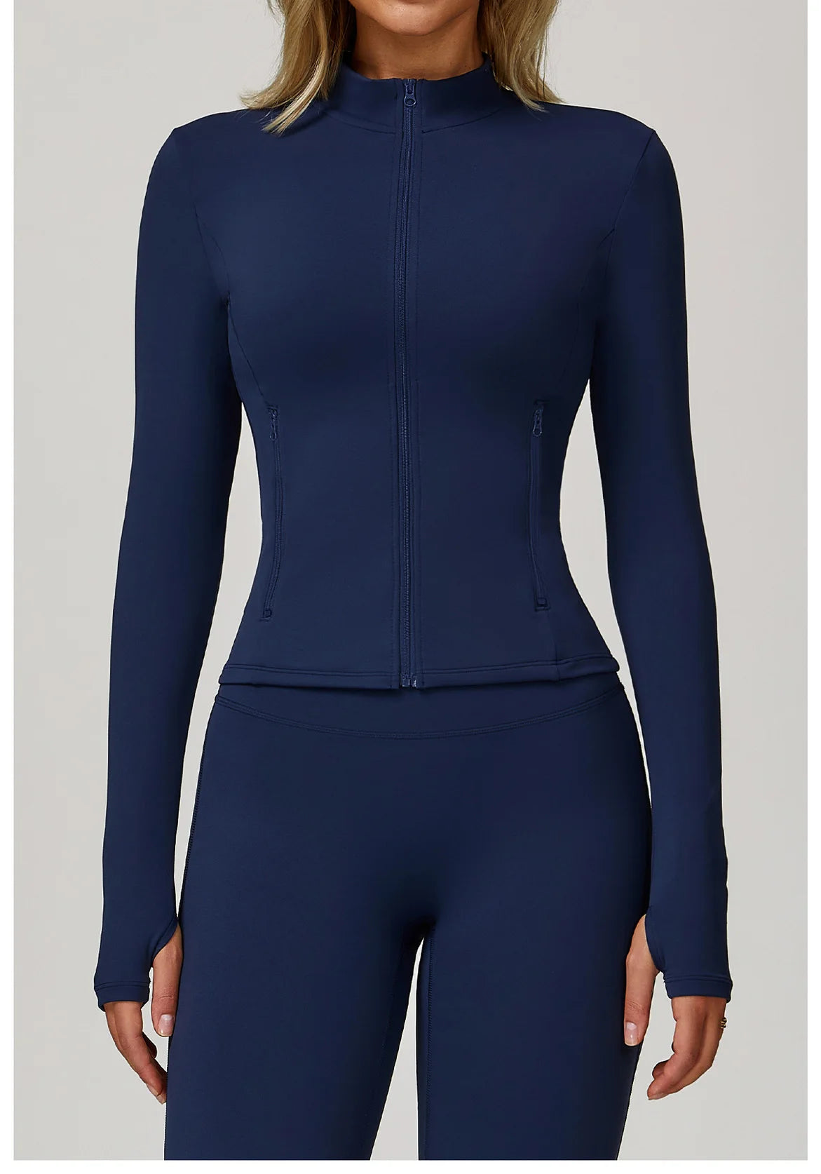Long Sleeve Women’s Zip Jacket - Just Fit 