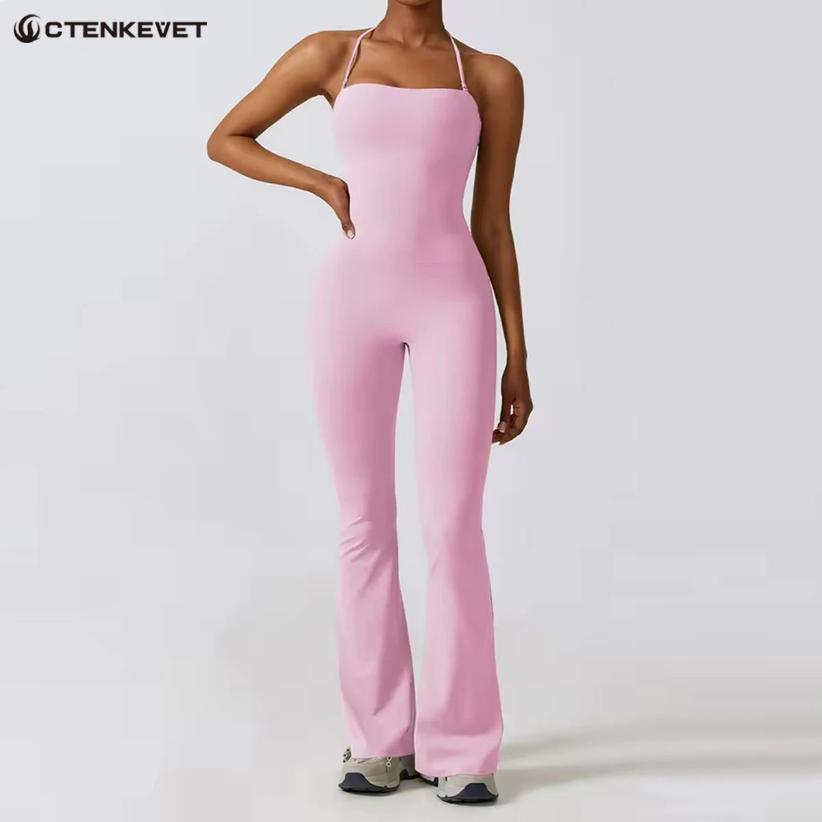 Women’s Sleeveless Yoga Jumpsuit - Just Fit 