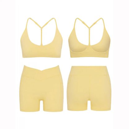 ‌Women's High Waist Yoga Set-Halter - Just Fit 