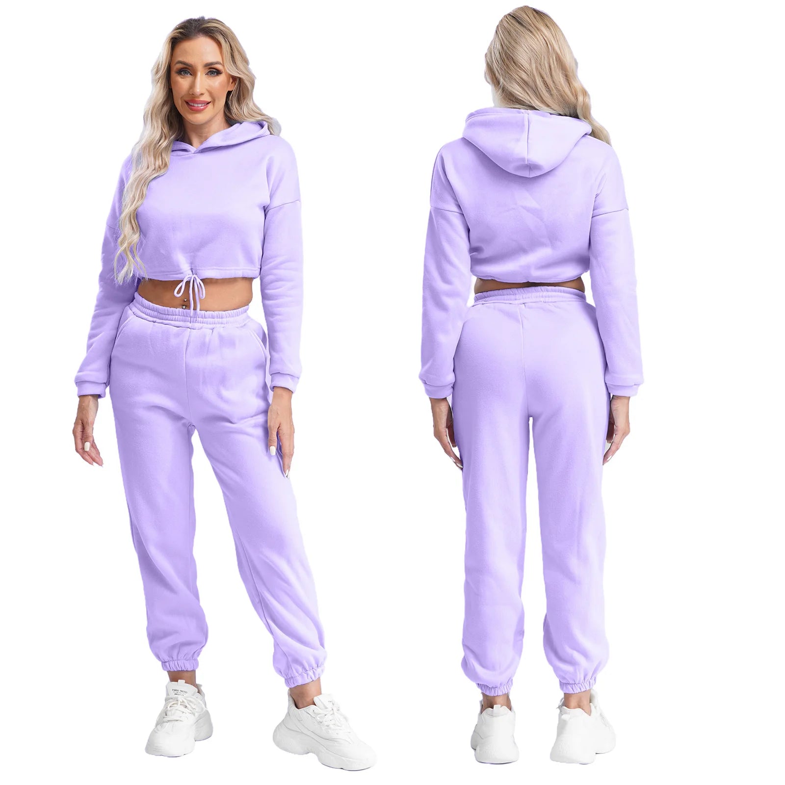 Womens Fleece-Lined Tracksuit - Just Fit 