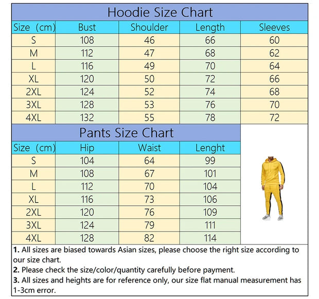 Quality Mens Tracksuit Casual Hooded