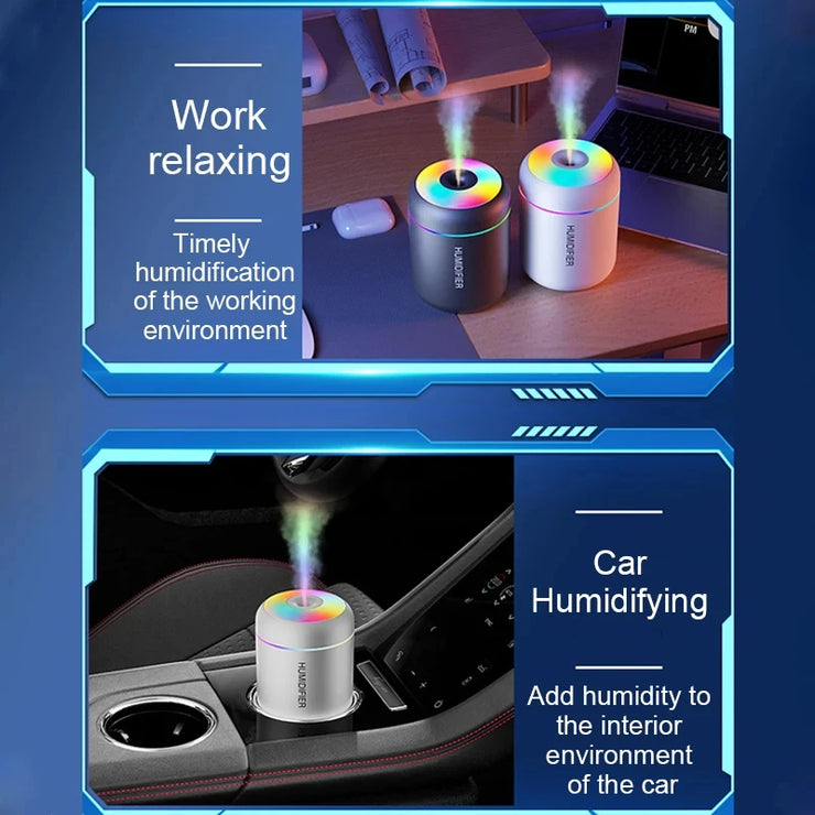 Mini Air Humidifier Usb Essential Oil Purifier