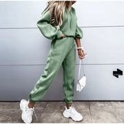 2025 Women's Hoodie Sports Top & Pants Tracksuit