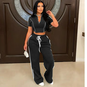 Fitness Casual 2 Piece Set Tracksuit For Women