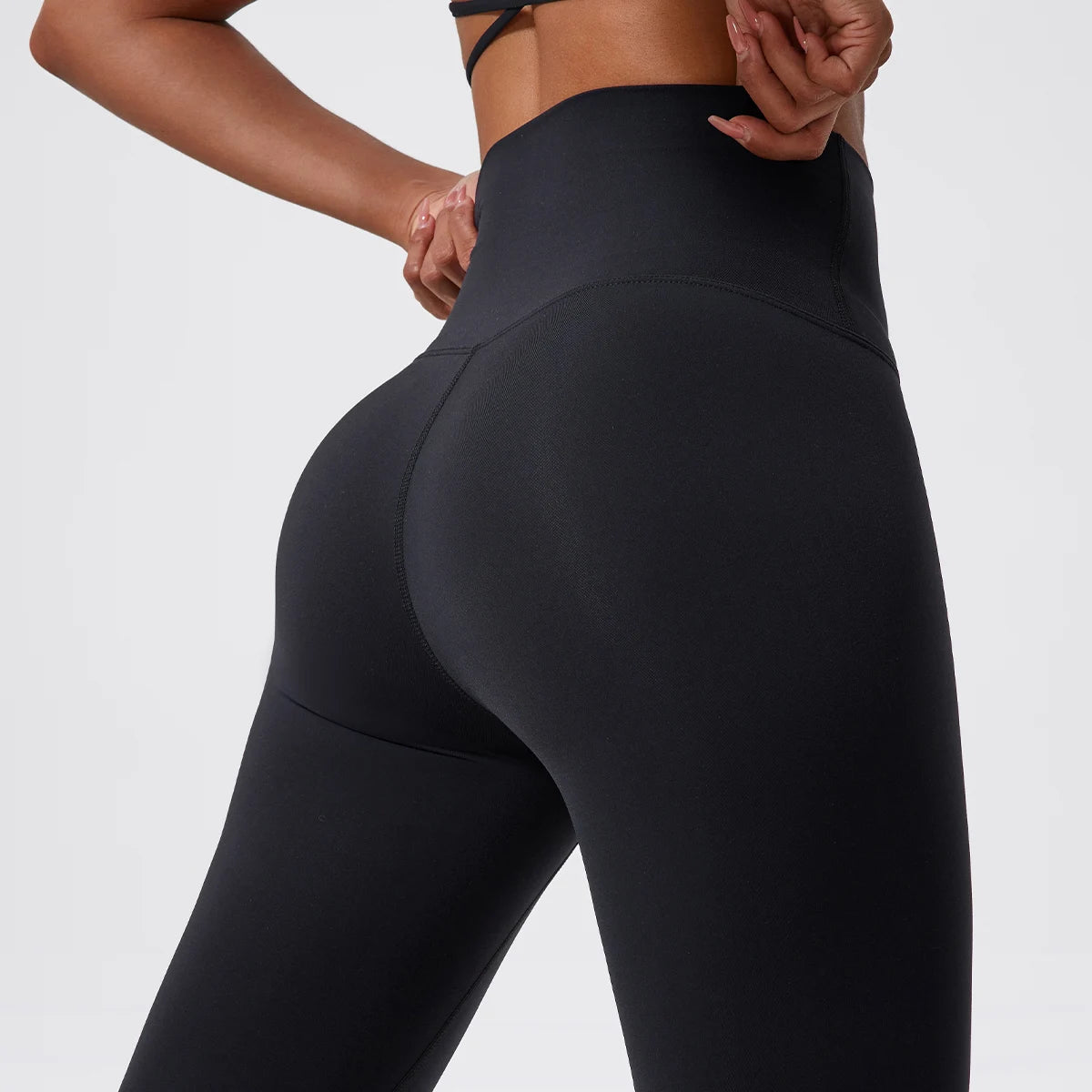 High Waist Butt Lift Leggings - Seamless Yoga Pants for Women - Just Fit 