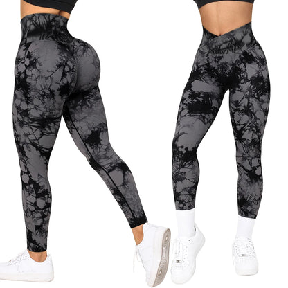 Woman’s Tie Dye Fitness Leggings - Just Fit 