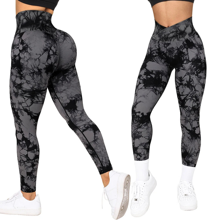 Woman’s Tie Dye Fitness Leggings