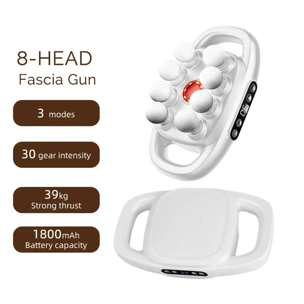 High-Power 16 Head Percussion Massager - 48kg Deep Tissue Relief