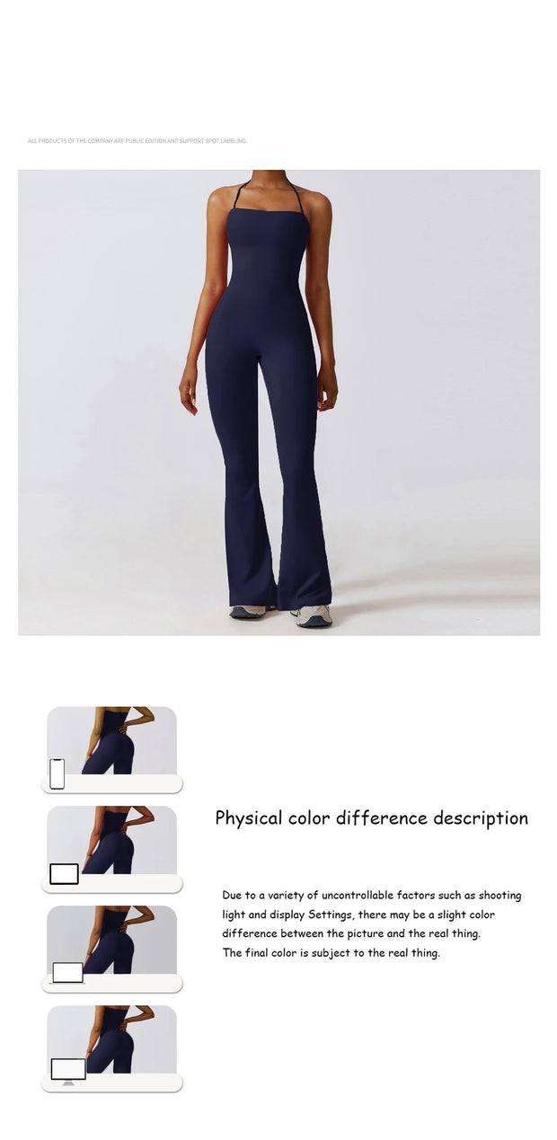 Women’s Sleeveless Yoga Jumpsuit