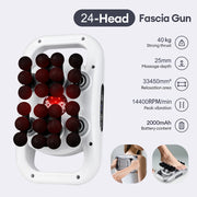 22-Head Fascia. High-Frequency Vibration Body Massage