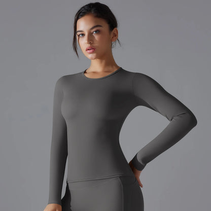 Women’s Long Sleeve Dry Fit Top - Just Fit 