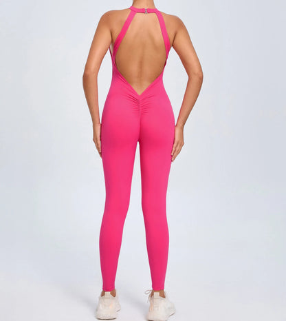 2025 Women's Halter Sports Romper - Just Fit 