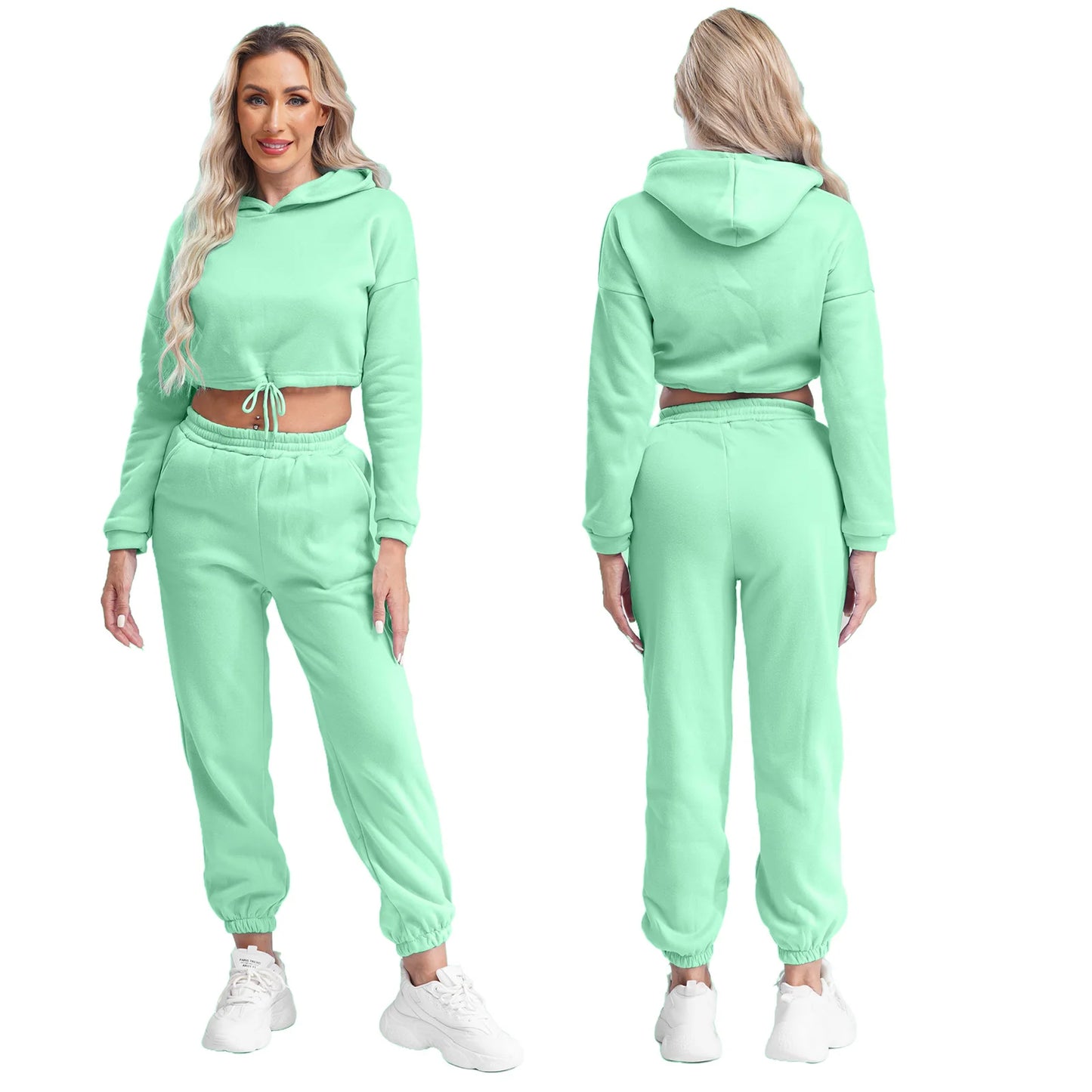 Womens Fleece-Lined Tracksuit - Just Fit 
