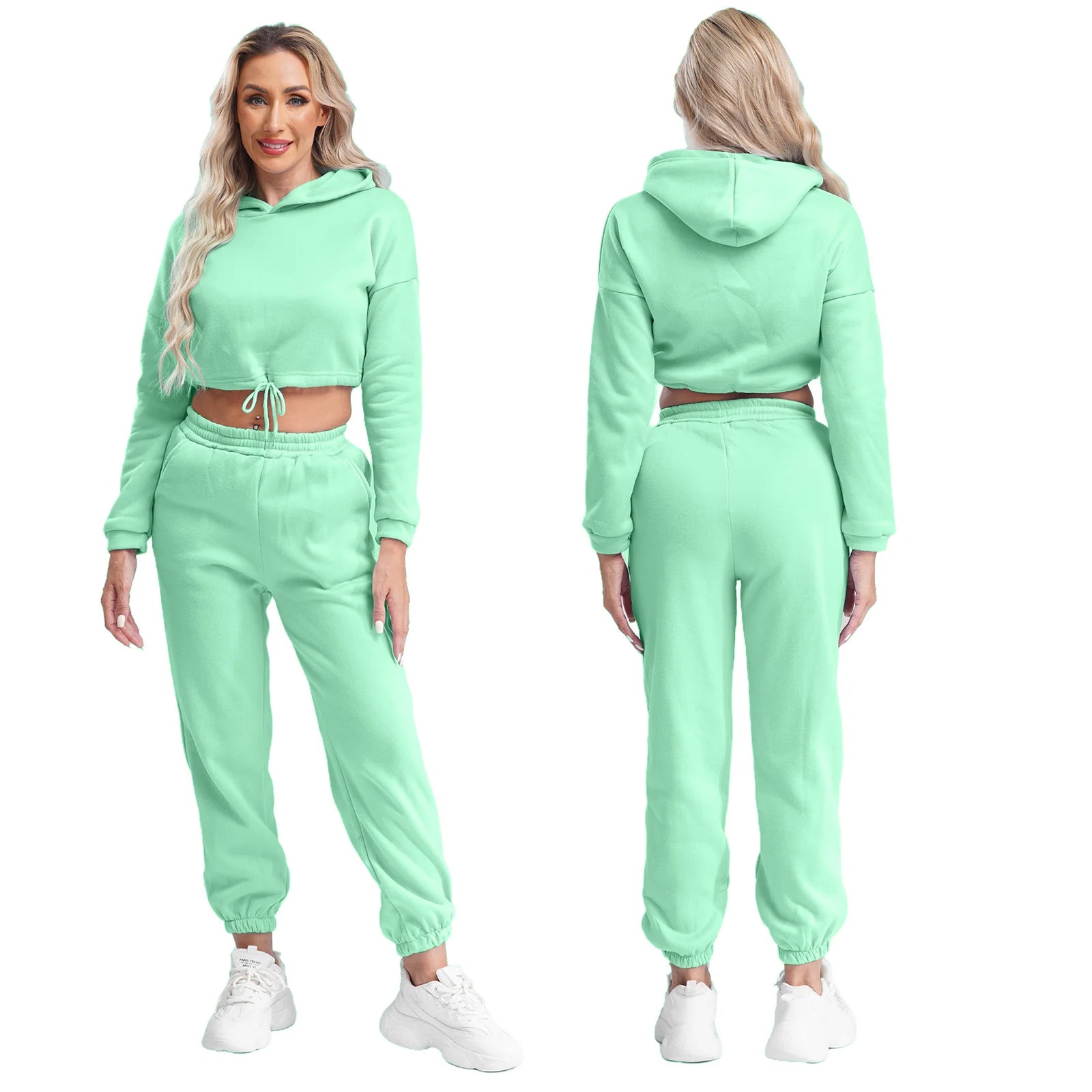 Womens Fleece-Lined Tracksuit - Just Fit 