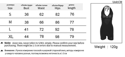 Women's Backless Playsuit - Just Fit 