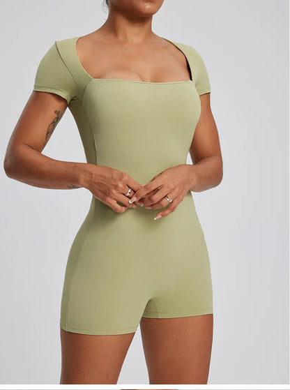 One-Piece Yoga Bodysuit - Just Fit 