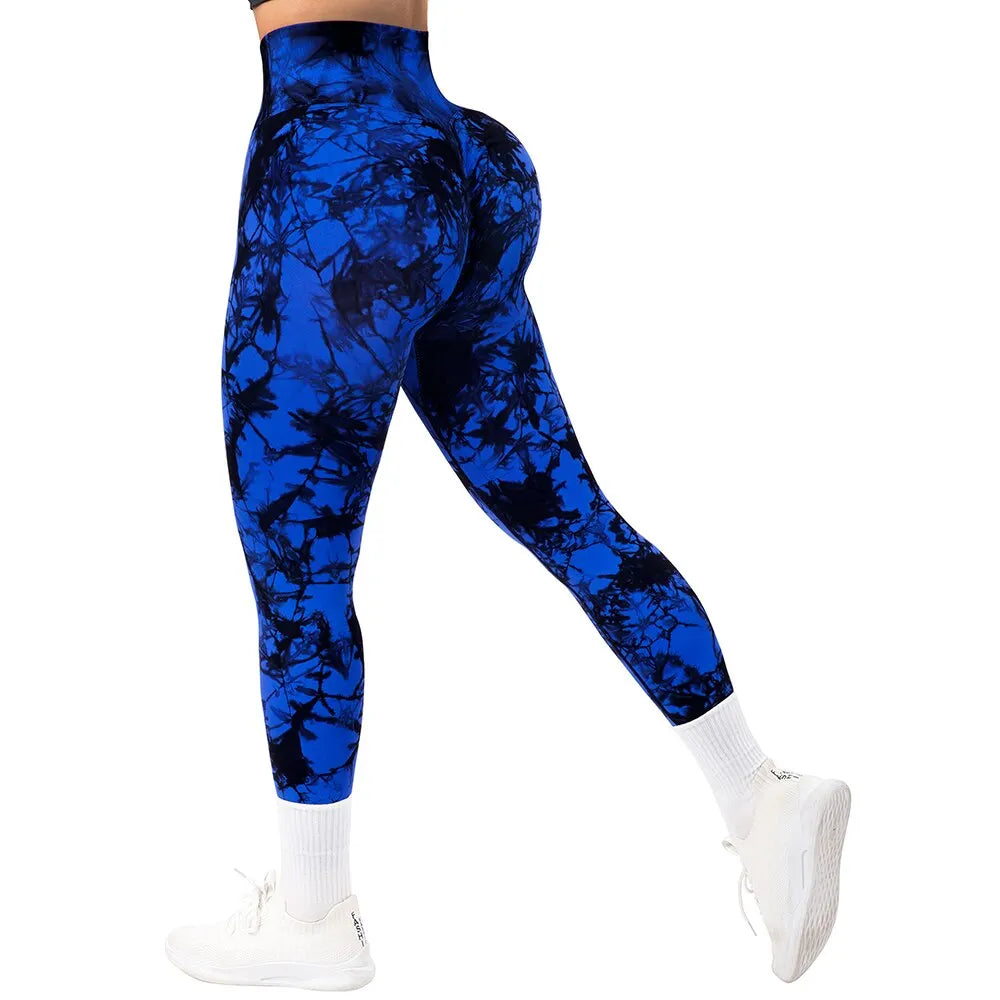 Woman’s Tie Dye Fitness Leggings - Just Fit 