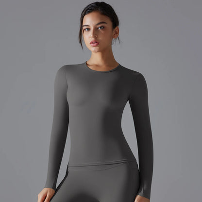 Women’s Long Sleeve Dry Fit Top - Just Fit 