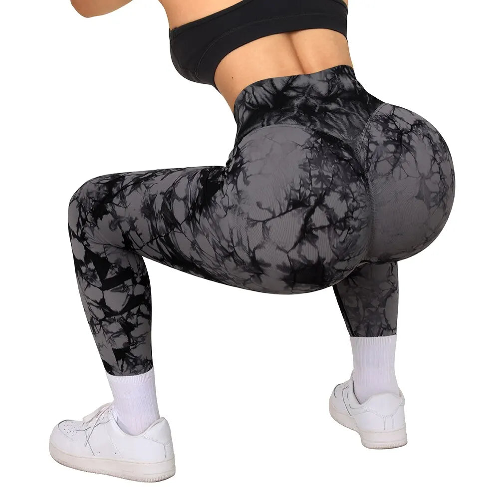 Woman’s Tie Dye Fitness Leggings - Just Fit 